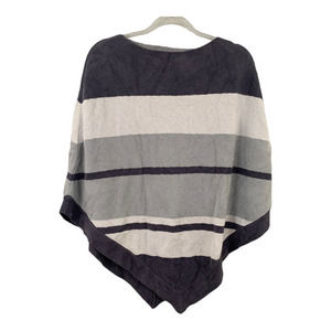 Barefoot Dreams Poncho Ocean Breeze Cozy Chic Sz‎ One Size